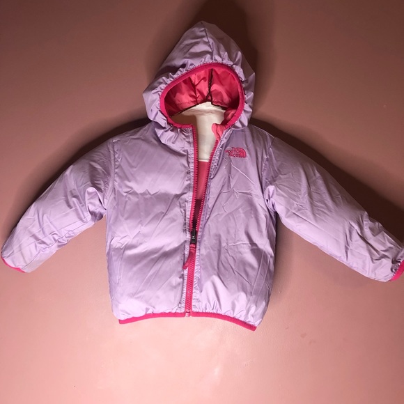 The North Face 550 fill down puffer baby reversible winter 🥶 jacket - Picture 2 of 8